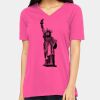 Ladies' Relaxed Jersey V-Neck T-Shirt Thumbnail