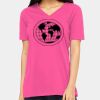 Ladies' Relaxed Jersey V-Neck T-Shirt Thumbnail