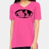 Ladies' Relaxed Jersey V-Neck T-Shirt Thumbnail