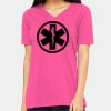 Ladies' Relaxed Jersey V-Neck T-Shirt Thumbnail