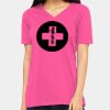 Ladies' Relaxed Jersey V-Neck T-Shirt Thumbnail