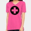 Ladies' Relaxed Jersey V-Neck T-Shirt Thumbnail