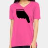 Ladies' Relaxed Jersey V-Neck T-Shirt Thumbnail