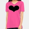 Ladies' Relaxed Jersey V-Neck T-Shirt Thumbnail