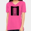 Ladies' Relaxed Jersey V-Neck T-Shirt Thumbnail