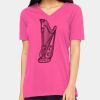 Ladies' Relaxed Jersey V-Neck T-Shirt Thumbnail