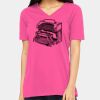 Ladies' Relaxed Jersey V-Neck T-Shirt Thumbnail