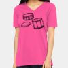 Ladies' Relaxed Jersey V-Neck T-Shirt Thumbnail