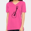 Ladies' Relaxed Jersey V-Neck T-Shirt Thumbnail