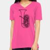 Ladies' Relaxed Jersey V-Neck T-Shirt Thumbnail