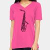 Ladies' Relaxed Jersey V-Neck T-Shirt Thumbnail