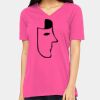 Ladies' Relaxed Jersey V-Neck T-Shirt Thumbnail