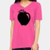 Ladies' Relaxed Jersey V-Neck T-Shirt Thumbnail