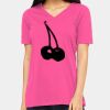 Ladies' Relaxed Jersey V-Neck T-Shirt Thumbnail