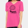 Ladies' Relaxed Jersey V-Neck T-Shirt Thumbnail