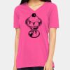 Ladies' Relaxed Jersey V-Neck T-Shirt Thumbnail