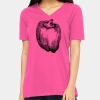 Ladies' Relaxed Jersey V-Neck T-Shirt Thumbnail