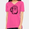 Ladies' Relaxed Jersey V-Neck T-Shirt Thumbnail