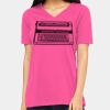 Ladies' Relaxed Jersey V-Neck T-Shirt Thumbnail