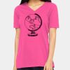 Ladies' Relaxed Jersey V-Neck T-Shirt Thumbnail