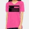 Ladies' Relaxed Jersey V-Neck T-Shirt Thumbnail