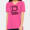 Ladies' Relaxed Jersey V-Neck T-Shirt Thumbnail