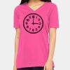 Ladies' Relaxed Jersey V-Neck T-Shirt Thumbnail