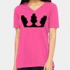 Ladies' Relaxed Jersey V-Neck T-Shirt Thumbnail