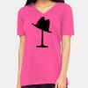 Ladies' Relaxed Jersey V-Neck T-Shirt Thumbnail