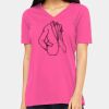 Ladies' Relaxed Jersey V-Neck T-Shirt Thumbnail