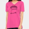 Ladies' Relaxed Jersey V-Neck T-Shirt Thumbnail