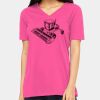 Ladies' Relaxed Jersey V-Neck T-Shirt Thumbnail