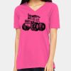 Ladies' Relaxed Jersey V-Neck T-Shirt Thumbnail