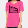 Ladies' Relaxed Jersey V-Neck T-Shirt Thumbnail