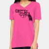 Ladies' Relaxed Jersey V-Neck T-Shirt Thumbnail