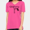 Ladies' Relaxed Jersey V-Neck T-Shirt Thumbnail