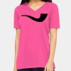 Ladies' Relaxed Jersey V-Neck T-Shirt Thumbnail