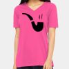 Ladies' Relaxed Jersey V-Neck T-Shirt Thumbnail