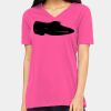 Ladies' Relaxed Jersey V-Neck T-Shirt Thumbnail