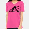 Ladies' Relaxed Jersey V-Neck T-Shirt Thumbnail