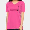 Ladies' Relaxed Jersey V-Neck T-Shirt Thumbnail