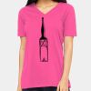 Ladies' Relaxed Jersey V-Neck T-Shirt Thumbnail