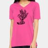 Ladies' Relaxed Jersey V-Neck T-Shirt Thumbnail