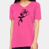 Ladies' Relaxed Jersey V-Neck T-Shirt Thumbnail