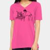 Ladies' Relaxed Jersey V-Neck T-Shirt Thumbnail