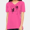 Ladies' Relaxed Jersey V-Neck T-Shirt Thumbnail