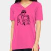 Ladies' Relaxed Jersey V-Neck T-Shirt Thumbnail