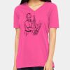 Ladies' Relaxed Jersey V-Neck T-Shirt Thumbnail