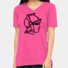 Ladies' Relaxed Jersey V-Neck T-Shirt Thumbnail