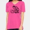 Ladies' Relaxed Jersey V-Neck T-Shirt Thumbnail